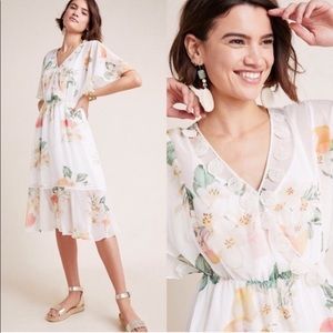 NEW Anthropologie Farm Rio Eloisa Floral Dress XL